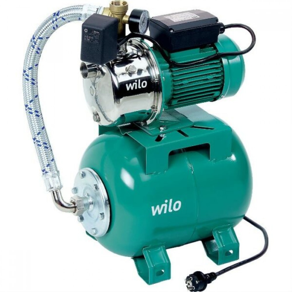 Хидрофорна помпа Wilo HWJ 203 X EM 24L - мощност 750W, напор 43м, дебит 75 l/min | Хидрофори |  |