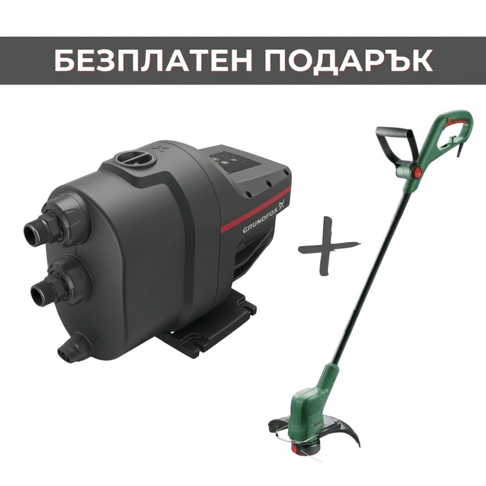 Монофазна хидрофорна помпа за вода GRUNDFOS SCALA1 5-55, мощност 1200 W, дебит 5.33 м³/ч, напор 52 м, налягане 8 бара | Хидрофори |  |